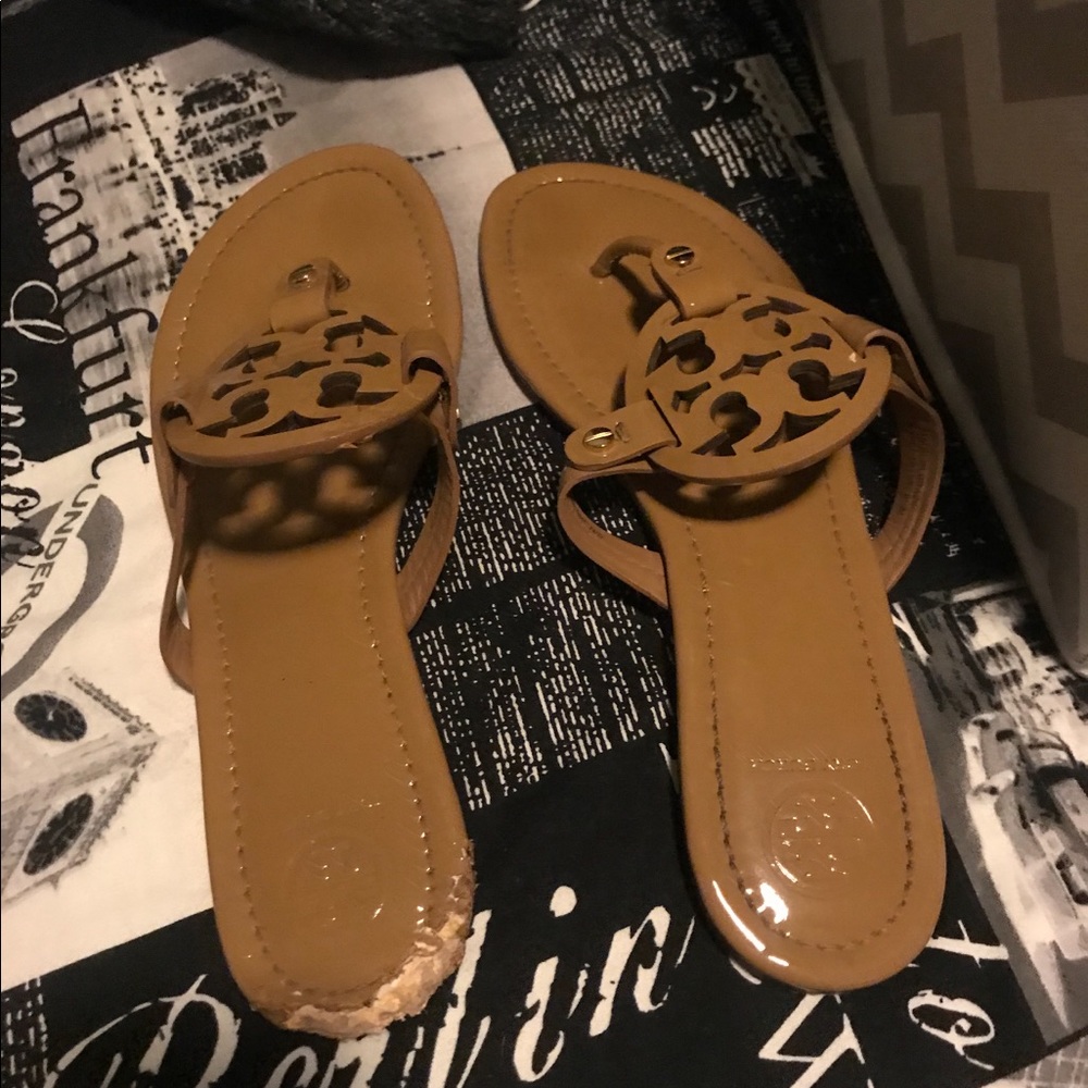 Tory Burch Miller Sandal, Patent Leather 8.5